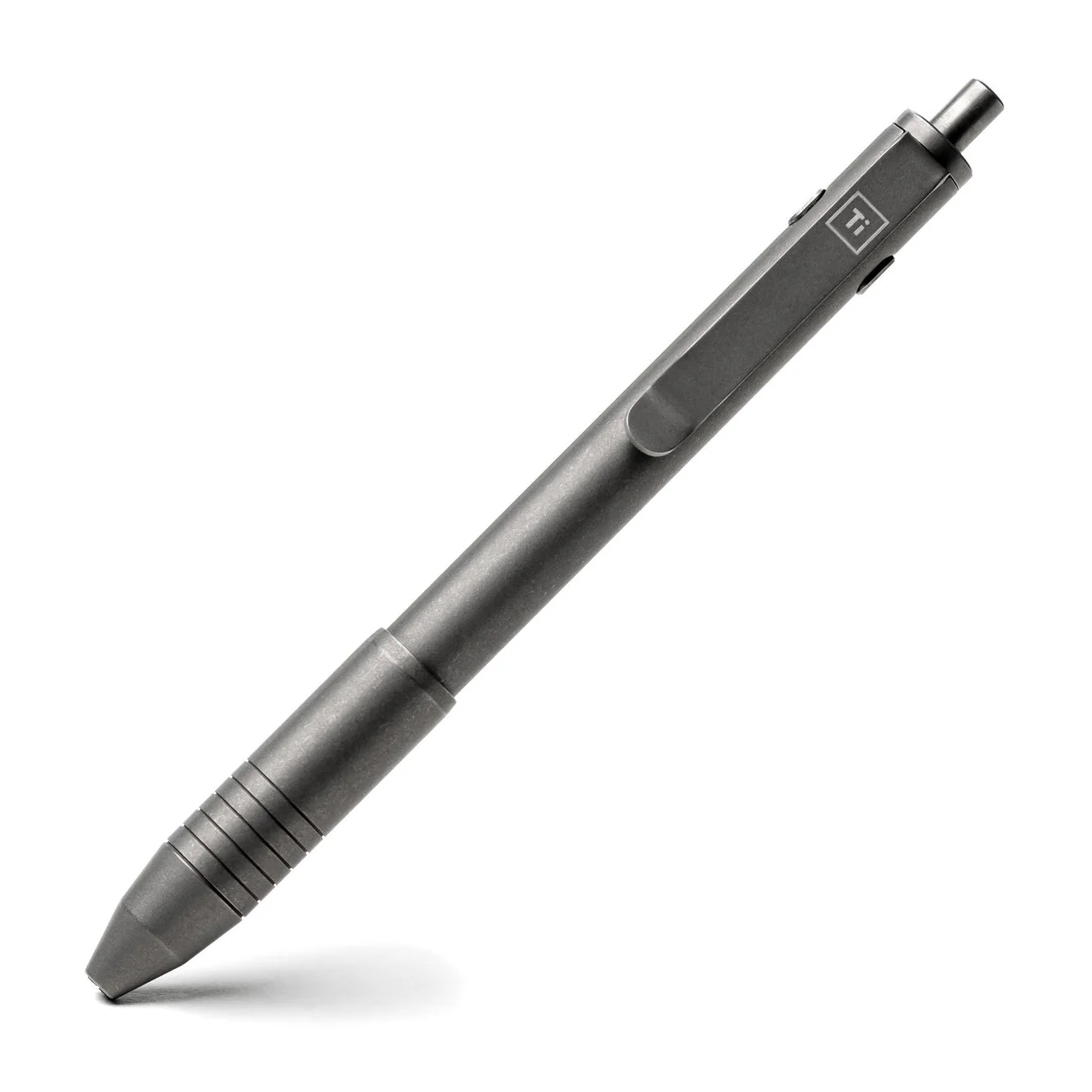 Dual Side Click Titanium Pen - Image 3
