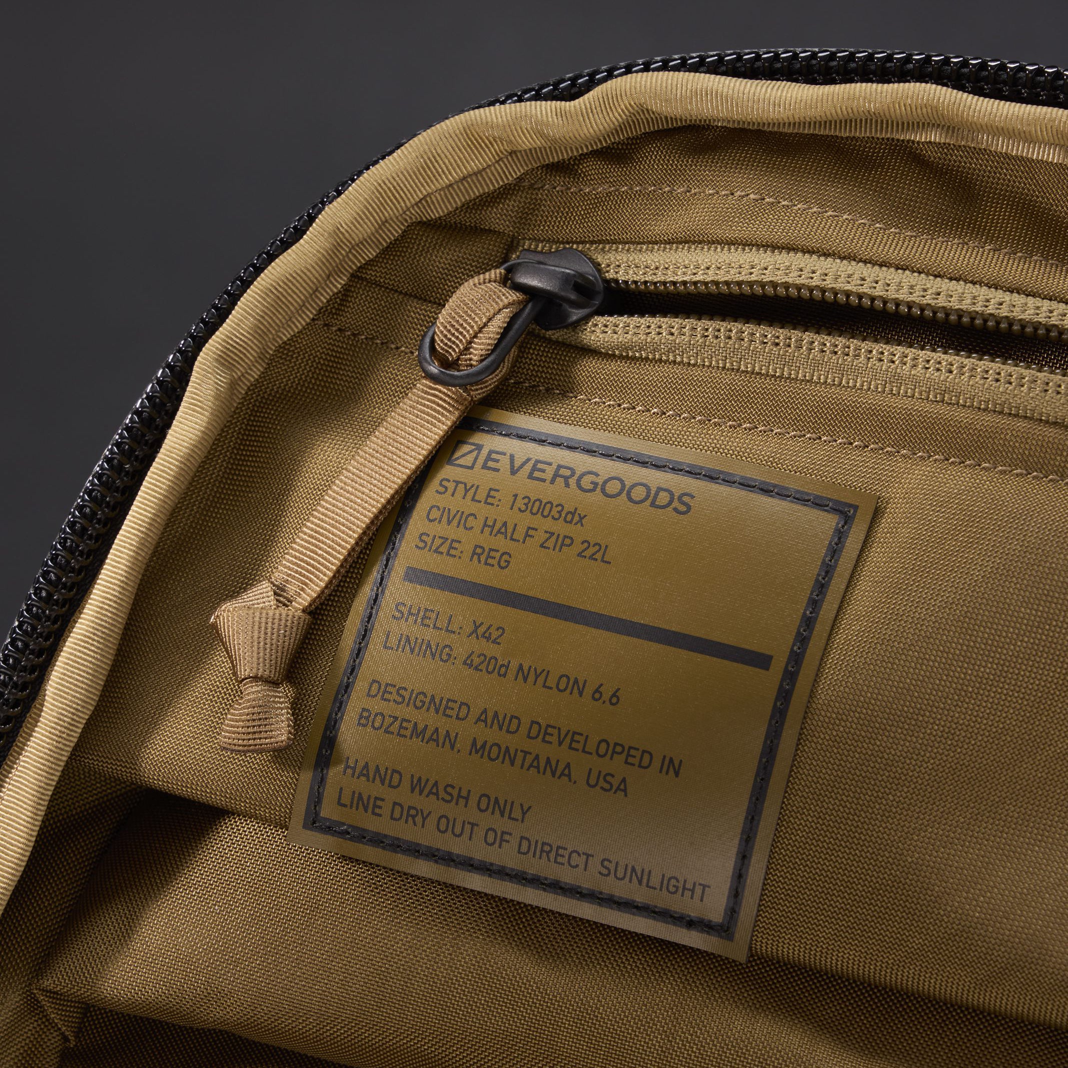 Civic Half Zip 22 L X-Pac® Backpack - Image 8