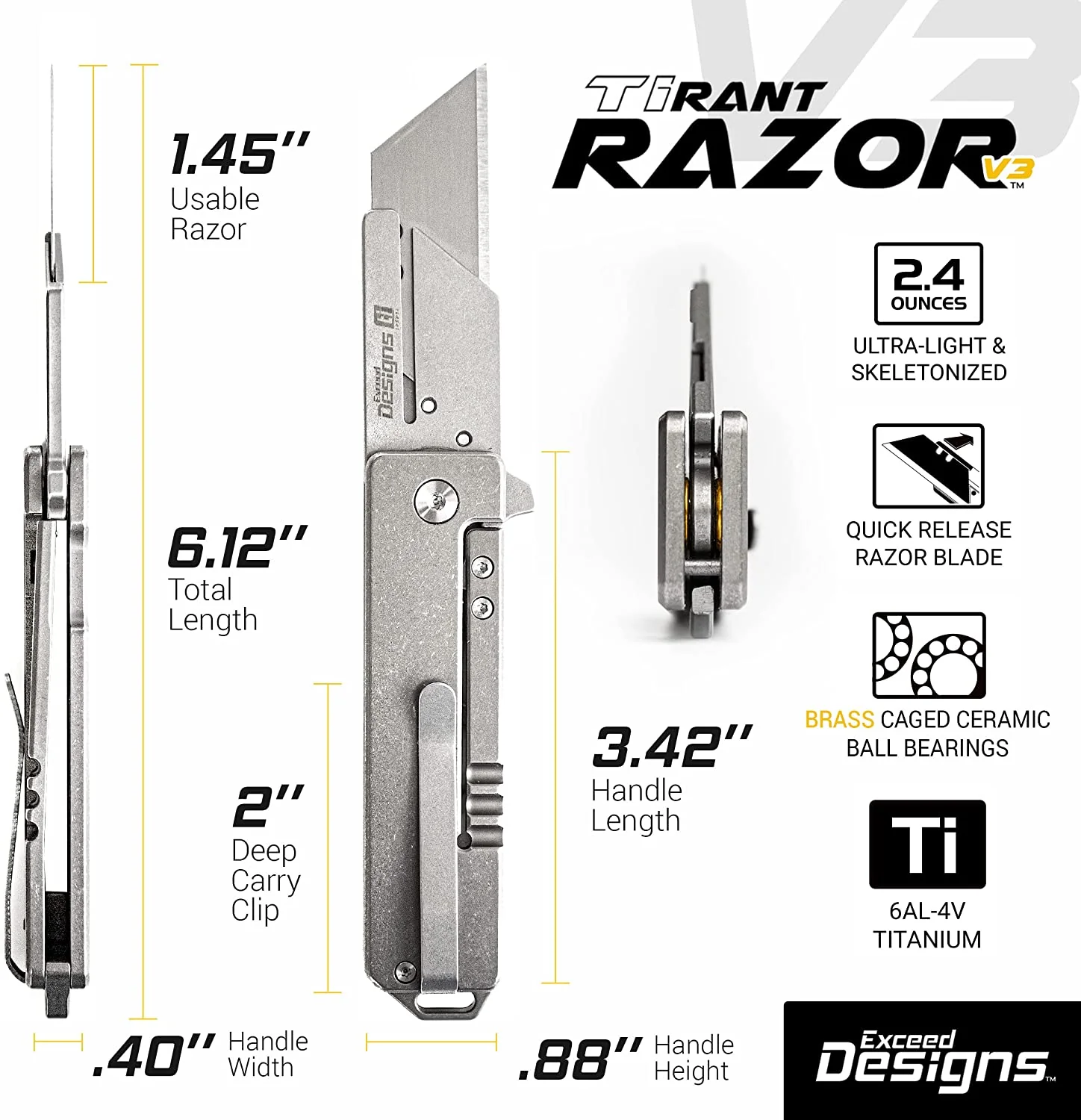 TiRant RAZOR V3 Utility Knife - Image 20