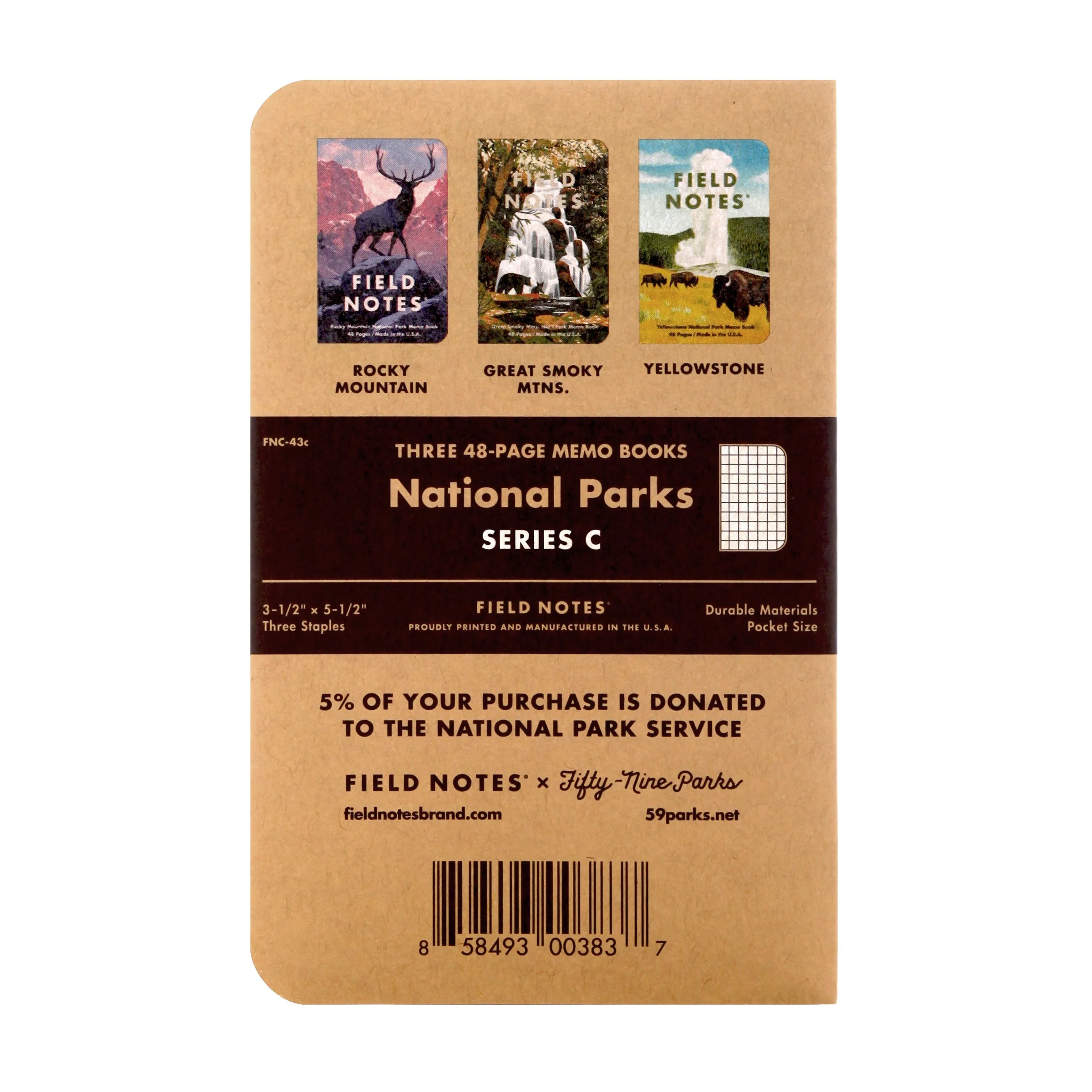 National Parks 3-Pack Memo Book - Image 12