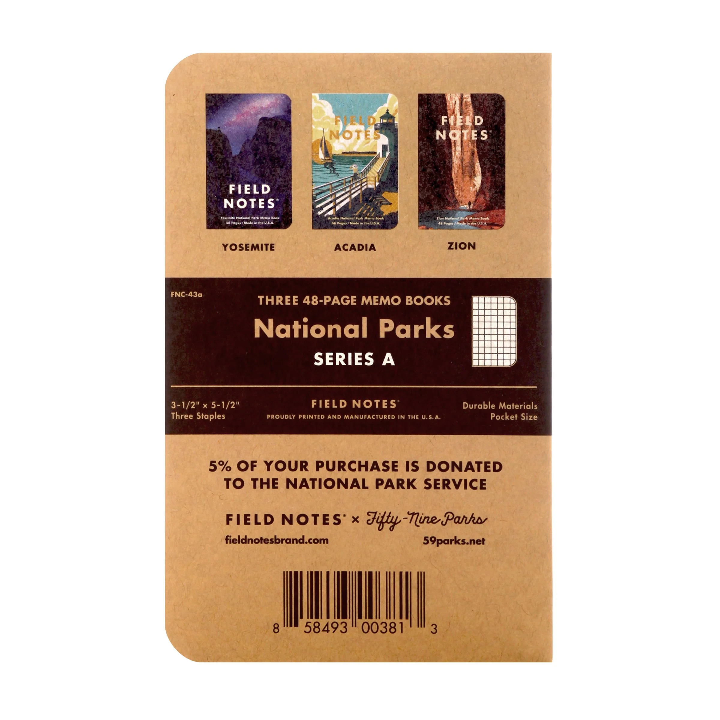 National Parks 3-Pack Memo Book - Image 4