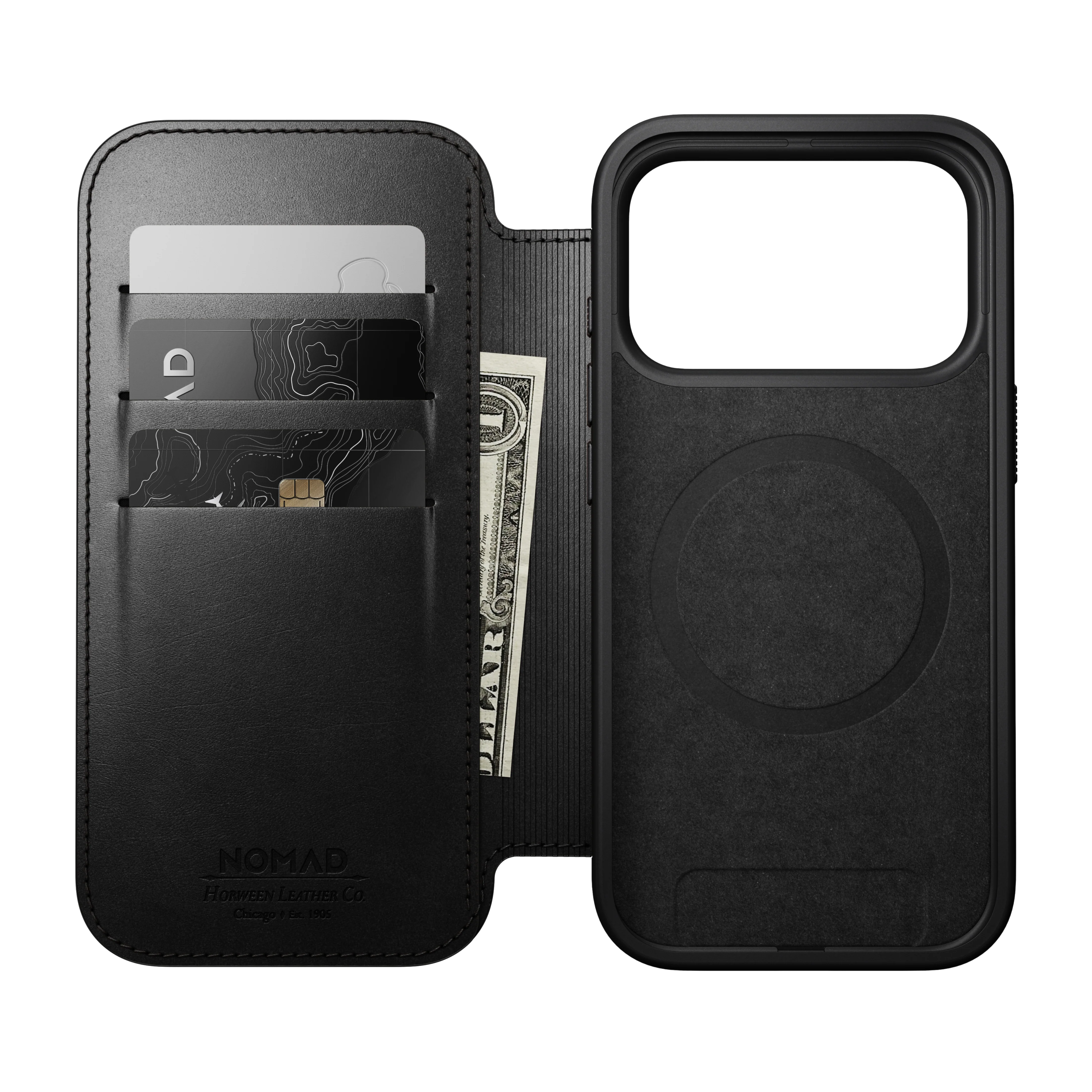 Modern Leather Folio Horween iPhone Series 17 - Image 15