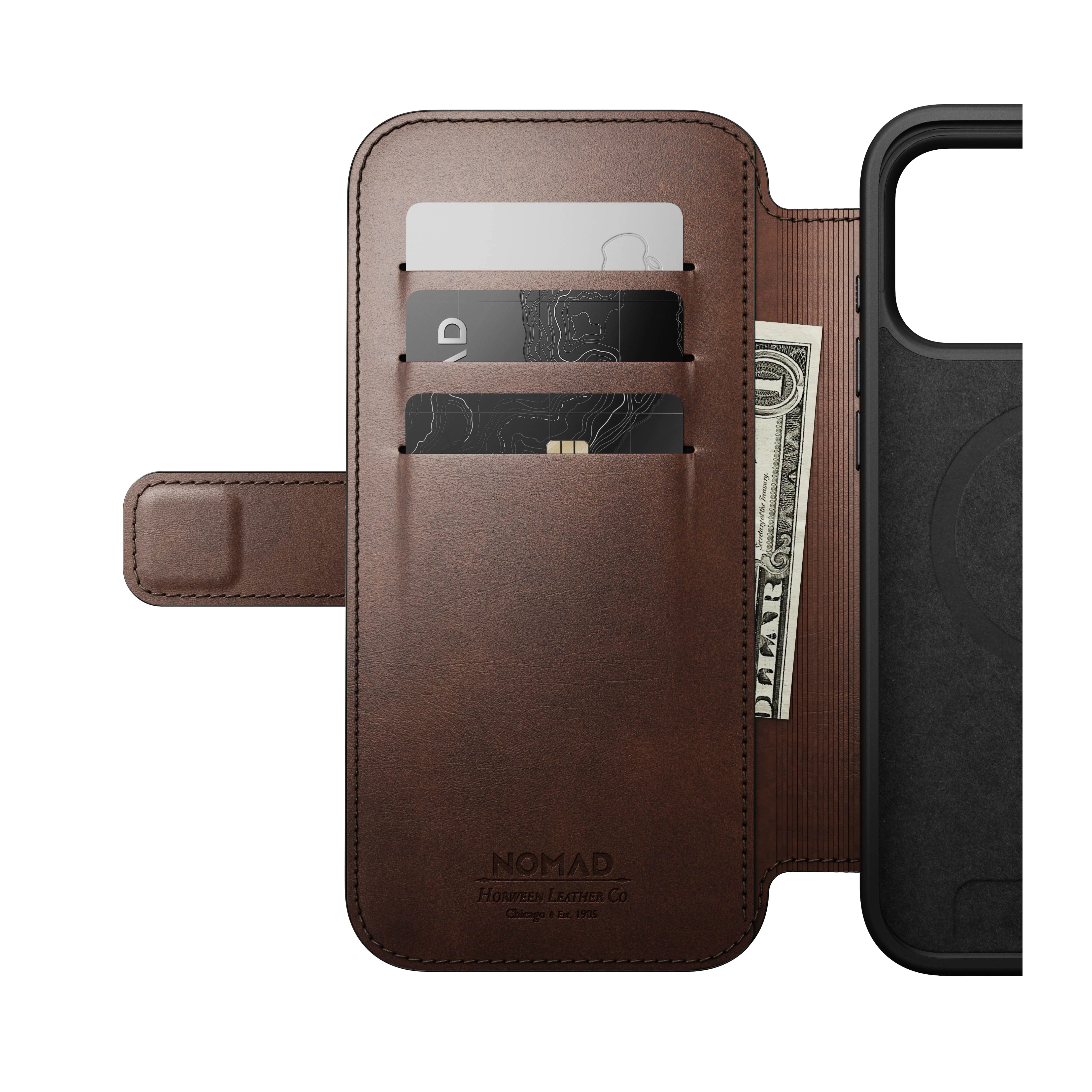 Modern Leather Folio Horween iPhone Series 17 - Image 24