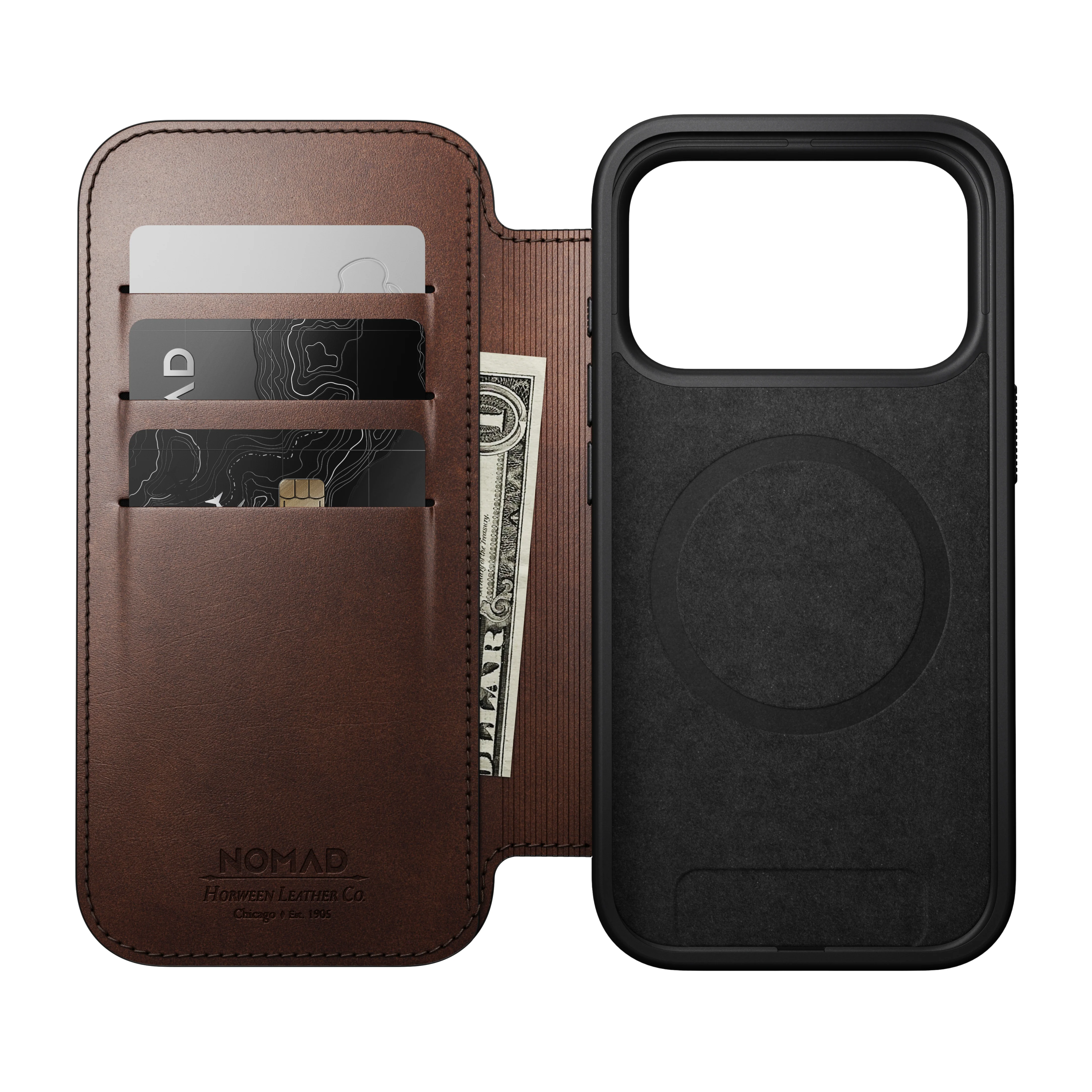 Modern Leather Folio Horween iPhone Series 17 - Image 7