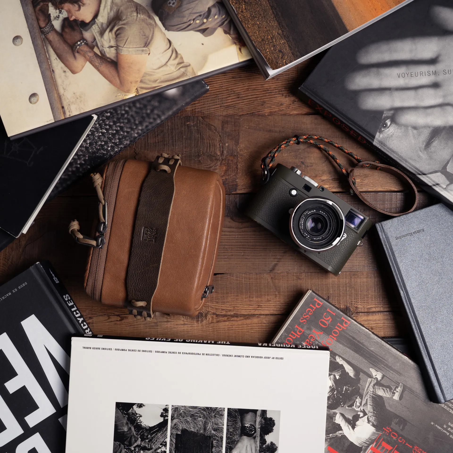 Full Leather Portable Camera Pouch - Image 18